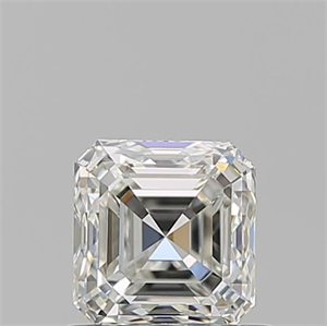Picture of Natural Diamond 0.90 Carats, Asscher with  Cut, I Color, VVS2 Clarity and Certified by GIA