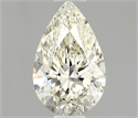 Diamante Natural 0.57 quilates, De pera , Color J, claridad VS2 y certificado IGI