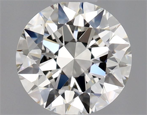 Picture of Natural Diamond 0.50 Carats, Round with Excellent Cut, H Color, VVS1 Clarity and Certified by GIA