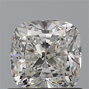 Foto Diamante Natural 0.91 quilates, Del cojín , Color H, claridad VVS2 y certificado GIA de