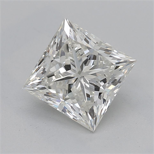 Foto Diamante Natural 1.33 quilates, Princesa , Color J, claridad SI1 y certificado GIA de
