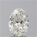 Natural Diamond 1.70 Carats, Oval with  Cut, I Color, I1 Clarity and Certified by GIA