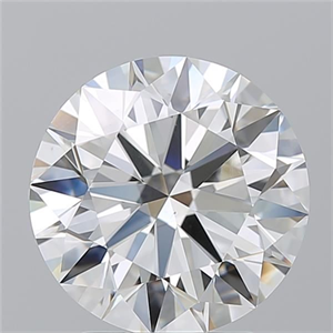 Picture of Natural Diamond 3.01 Carats, Round with Excellent Cut, I Color, VS1 Clarity and Certified by GIA