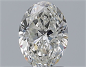 Natural Diamond 1.20 Carats, Oval with  Cut, G Color, VS2 Clarity and Certified by GIA
