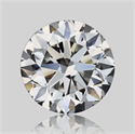 Natural Diamond 0.90 Carats, Round with Very Good Cut, F Color, VVS1 Clarity and Certified by IGI