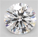 Lab Grown Diamond 3.81 Carats, Round with Ideal Cut, D Color, IF Clarity and Certified by IGI