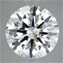 Lab Grown Diamond 5.82 Carats, Round with Excellent Cut, D Color, VVS2 Clarity and Certified by IGI