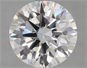 Lab Grown Diamond 2.88 Carats, Round with Ideal Cut, D Color, VVS1 Clarity and Certified by IGI