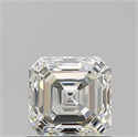 Diamante Natural 0.90 quilates, Asscher , Color J, claridad VVS1 y certificado GIA
