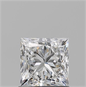 Diamante Natural 1.01 quilates, Princesa , Color E, claridad VS2 y certificado GIA