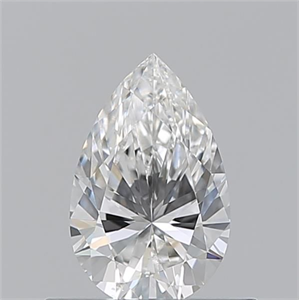 Picture of Natural Diamond 0.50 Carats, Pear with  Cut, F Color, VS2 Clarity and Certified by GIA