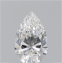 Diamante Natural 0.50 quilates, De pera , Color F, claridad VS2 y certificado GIA