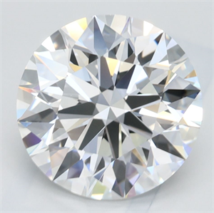 Picture of Lab Grown Diamond 3.56 Carats, Round with Ideal Cut, D Color, VVS1 Clarity and Certified by IGI