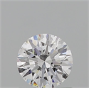 Diamante Natural 0.71 quilates, Redondo , Color D, claridad SI1 y certificado GIA