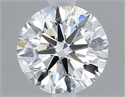 Diamante Natural 0.56 quilates, Redondo , Color H, claridad VS1 y certificado GIA