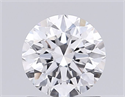 Lab Grown Diamond 1.07 Carats, Round with Excellent Cut, D Color, VS2 Clarity and Certified by IGI