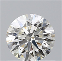 Natural Diamond 0.70 Carats, Round with Excellent Cut, I Color, SI1 Clarity and Certified by GIA
