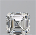 Natural Diamond 0.71 Carats, Asscher with  Cut, I Color, VS1 Clarity and Certified by GIA