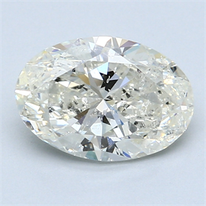 Picture of 2.01 Carats, Oval Diamond with  Cut, G Color, SI1 Clarity and Certified by EGL