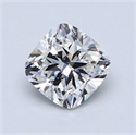 1.01 Carats, Cushion Diamond with  Cut, D Color, VS2 Clarity and Certified by EGL