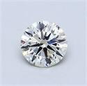 0.70 Carats, Round Diamond with Excellent Cut, H Color, VS2 Clarity and Certified by EGL