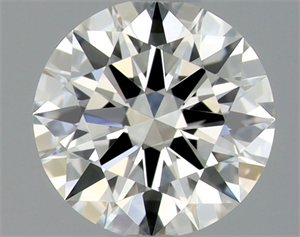Picture of Natural Diamond 0.53 Carats, Round with Excellent Cut, H Color, VVS2 Clarity and Certified by GIA