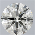 Natural Diamond 4.01 Carats, Round with Excellent Cut, K Color, VS1 Clarity and Certified by IGI