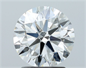 Diamante Natural 1.90 quilates, Redondo , Color H, claridad VVS2 y certificado GIA
