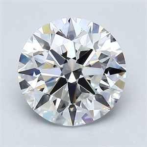 Foto Diamante Natural 1.60 quilates, Redondo , Color F, claridad VVS1 y certificado GIA de