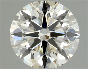 Picture of Natural Diamond 0.44 Carats, Round with Excellent Cut, J Color, SI1 Clarity and Certified by GIA