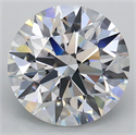 Del inventario de diamantes de laboratorio, 2.03 quilates, Redondo , Color E, claridad VS1 y certificado IGI