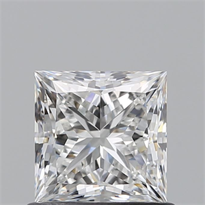 Picture of Natural Diamond 0.90 Carats, Princess with  Cut, F Color, VVS2 Clarity and Certified by GIA