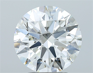 Picture of Natural Diamond 3.08 Carats, Round with Excellent Cut, H Color, VVS1 Clarity and Certified by GIA
