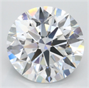 Del inventario de diamantes de laboratorio, 5.03 quilates, Redondo , Color D, claridad FL y certificado GIA