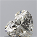 Natural Diamond 0.51 Carats, Heart with  Cut, I Color, VVS2 Clarity and Certified by IGI