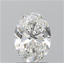 Natural Diamond 1.31 Carats, Oval with  Cut, H Color, VS2 Clarity and Certified by GIA