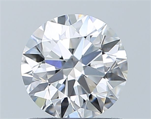 Picture of Natural Diamond 0.90 Carats, Round with Excellent Cut, D Color, SI1 Clarity and Certified by GIA