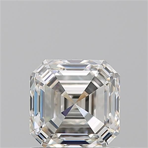 Picture of Natural Diamond 1.10 Carats, Asscher with  Cut, J Color, VVS1 Clarity and Certified by GIA