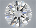 Lab Grown Diamond 6.04 Carats, Round with Excellent Cut, E Color, VVS2 Clarity and Certified by IGI