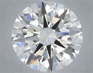 Picture of Lab Grown Diamond 6.04 Carats, Round with Excellent Cut, E Color, VVS2 Clarity and Certified by IGI