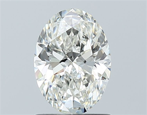 Picture of Natural Diamond 1.03 Carats, Oval with  Cut, I Color, VS2 Clarity and Certified by GIA