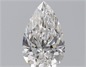 Diamante Natural 0.50 quilates, De pera , Color E, claridad VS1 y certificado GIA
