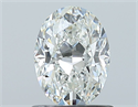 Natural Diamond 0.90 Carats, Oval with  Cut, G Color, VVS2 Clarity and Certified by GIA