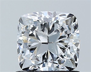 Foto Diamante Natural 1.00 quilates, Del cojín , Color D, claridad SI1 y certificado GIA de