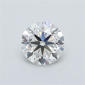 Picture of Natural Diamond 0.40 Carats, Round with Very Good Cut, J Color, VS1 Clarity and Certified by GIA