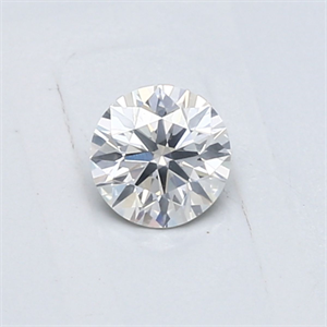 Picture of Natural Diamond 0.40 Carats, Round with Very Good Cut, H Color, I1 Clarity and Certified by GIA