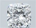 Natural Diamond 1.52 Carats, Cushion with  Cut, F Color, SI2 Clarity and Certified by GIA