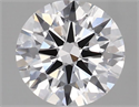 Lab Grown Diamond 1.90 Carats, Round with Ideal Cut, F Color, VS2 Clarity and Certified by IGI