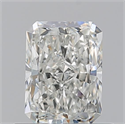 Natural Diamond 0.72 Carats, Radiant with  Cut, H Color, VVS2 Clarity and Certified by GIA