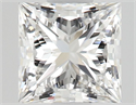 Diamante Natural 0.53 quilates, Princesa , Color F, claridad VVS1 y certificado GIA